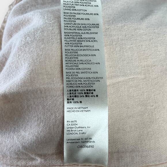 Anthropologie Pilcro Colorblock Oversized Sherpa Coat Size XS - Picture 5 of 7